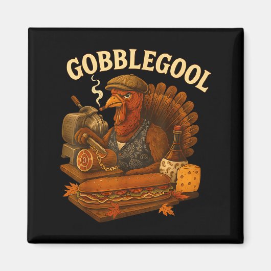 Gobbol Turkey Thanksgiving  Magneet (Voorkant)