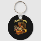 Gobbol Turkey Thanksgiving  Sleutelhanger (Voorkant)