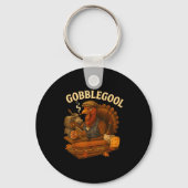 Gobbol Turkey Thanksgiving  Sleutelhanger (Voorkant)
