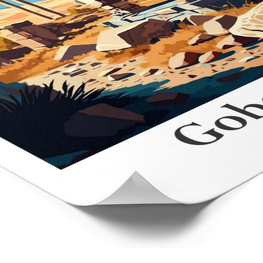 Gobekli Tepe Sanliurfa Turkije Reizen Poster (Hoek)