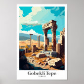 Gobekli Tepe Sanliurfa Turkije Reizen Poster (Voorkant)