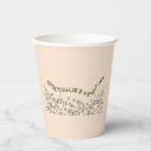 Gobelets en Papier Bon café! Papieren Bekers (Voorkant)