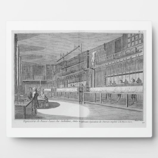 Gobelin workshops van Deni uit de "Encyclopedia" Fotoplaat (Voorkant)