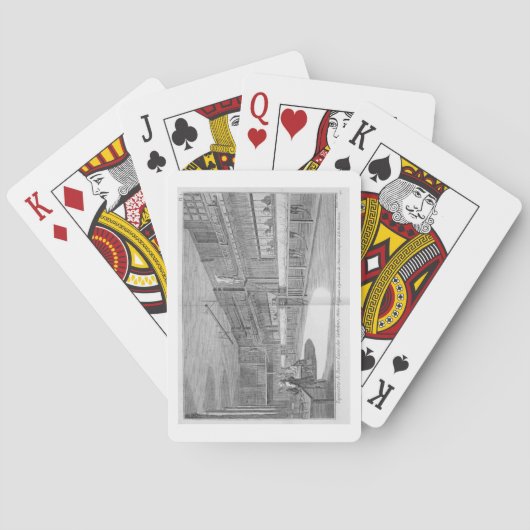 Gobelin workshops van Deni uit de "Encyclopedia" Pokerkaarten (Achterkant)