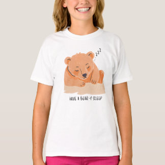 Gobi beer slaapt rustig t-shirt