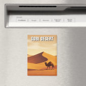 Gobi Desert Camel Reizen Magneet (Insitu (Vaatwasser))