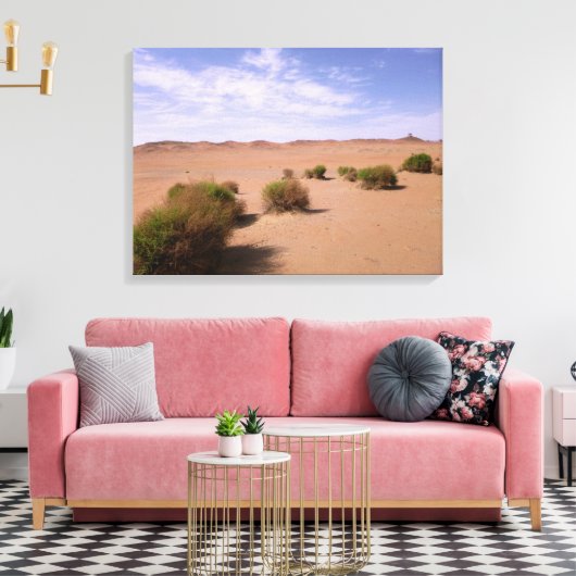 Gobi Desert Uitzicht Canvas Afdruk (Insitu (Woonkamer))