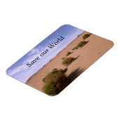 Gobi Desert Uitzicht Magneet (Linkerzijde)