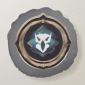 Gobi-zweet Rond Kussen (Achterkant)