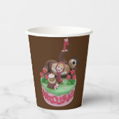 Goblet Masha & Michka Papieren Bekers (Voorkant)