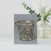 Goblet met ingegraveerd skelet briefkaart (Staand voorkant)