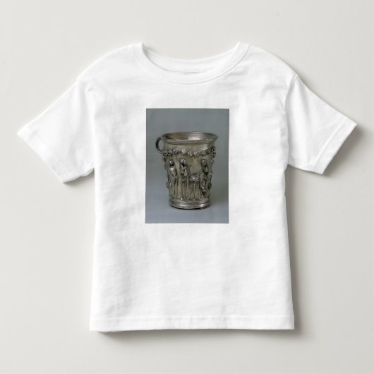 Goblet met ingegraveerd skelet kinder shirts (Voorkant)