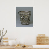 Goblet met ingegraveerd skelet poster (Keuken)