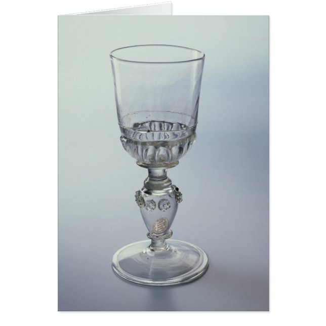Goblet met ronde trechter kom (Voorkant)