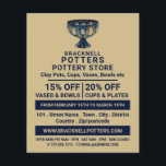 Goblet voor keramiek, pottenwinkel, potten Adverte Flyer<br><div class="desc">Goblet voor keramiek,  pottenwinkel,  potten Adverteren broers door de Visitekaartje.</div>