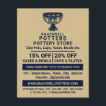 Goblet voor keramiek, pottenwinkel, potten Adverte Flyer<br><div class="desc">Goblet voor keramiek,  pottenwinkel,  potten Adverteren broers door de Visitekaartje.</div>