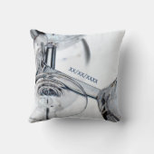 Goblets met bovenbeklede kristalwijn kussen (Achterkant)