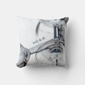 Goblets met bovenbeklede kristalwijn kussen (Voorkant)