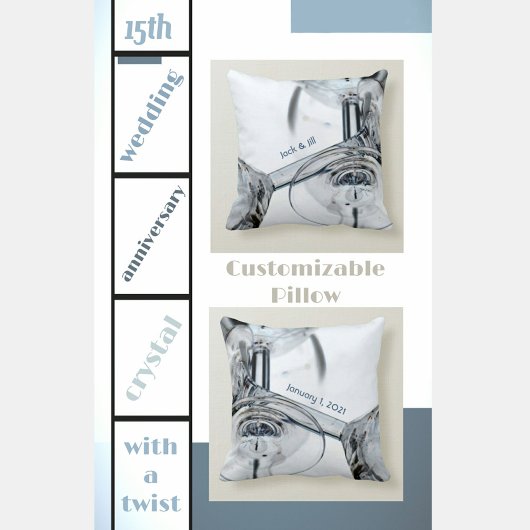 Goblets met bovenbeklede kristalwijn kussen