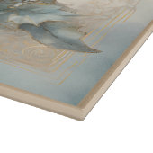  goblets vrolijk kerstmonogram | snijplank (Hoek)