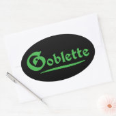Goblette Ovale Sticker (Envelop)
