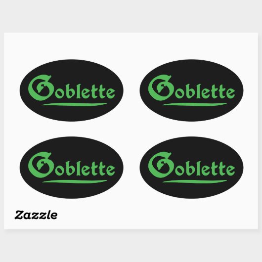 Goblette Ovale Sticker (Vel)