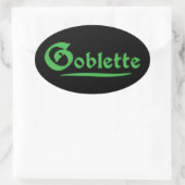 Goblette Ovale Sticker (Tas)