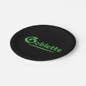 Goblette Papieren Bordje (Gekanteld)