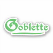 Goblette Sticker (Voorkant)