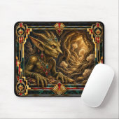 Goblin, Art Deco Mythisch Muismat (Met muis)