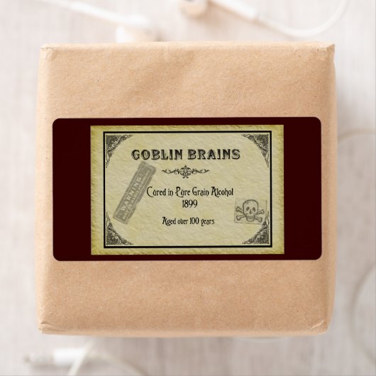 Goblin Brains Label (Insitu)