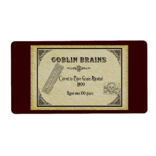 Goblin Brains Label