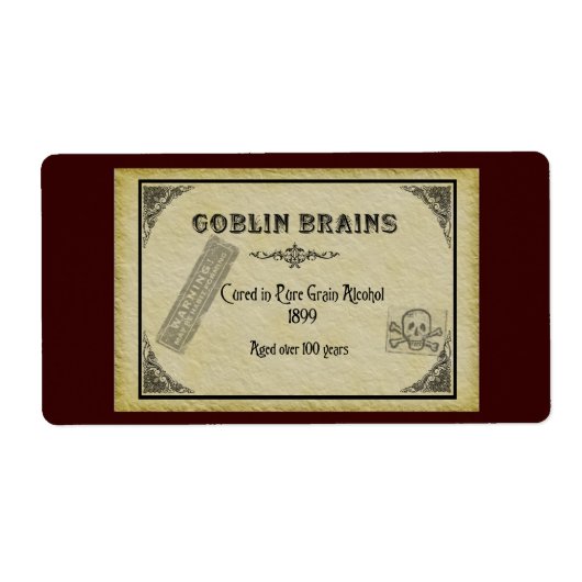 Goblin Brains Label (Voorkant)