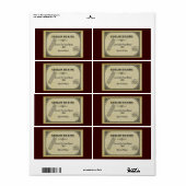 Goblin Brains Label (Full Sheet)