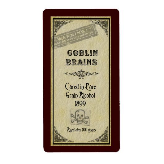 Goblin Brains Label (Voorkant)