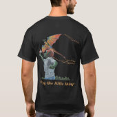 Goblin Child Flying Dragon Kite Fantasy Shirt (Achterkant)