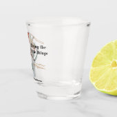 Goblin Flying Dragon Kite Fantasy Art Shot Glass Glas (Rechts)