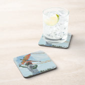Goblin Flying Dragon Kite Fantasy Beverage Coaster Bier Onderzetter (Rechterzijde)