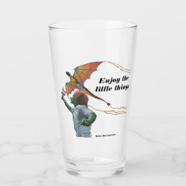 Goblin Flying Dragon Kite Fantasy Drink glas
