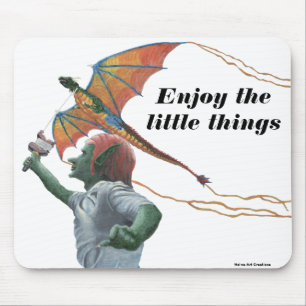 Goblin Flying Dragon Kite Fantasy Muismat