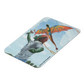 Goblin Flying Dragon Kite Flexibele Fantasy Magnee Magneet (Linkerzijde)