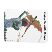 Goblin Flying Dragon Kite Koelkastmagneet Magneet (Horizontaal)