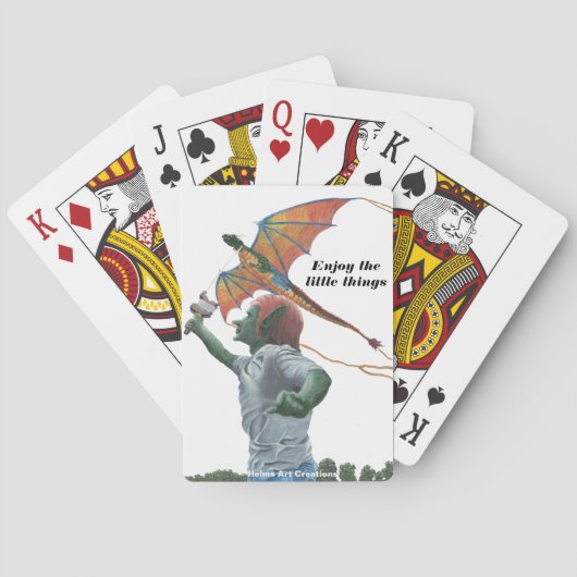 Goblin Flying Dragon Kite Little Things Kaarten (Achterkant)