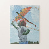 Goblin Flying Dragon Kite Medium Jigsaw Puzzel (Verticaal)