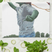 Goblin Flying Rainbow Dragon Kite Kitchen Towel Theedoek (Gevouwen)