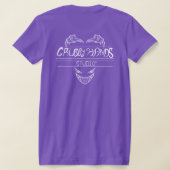 Goblin Girl Energy Aesthetic Purple  T-shirt (Laag Achter)