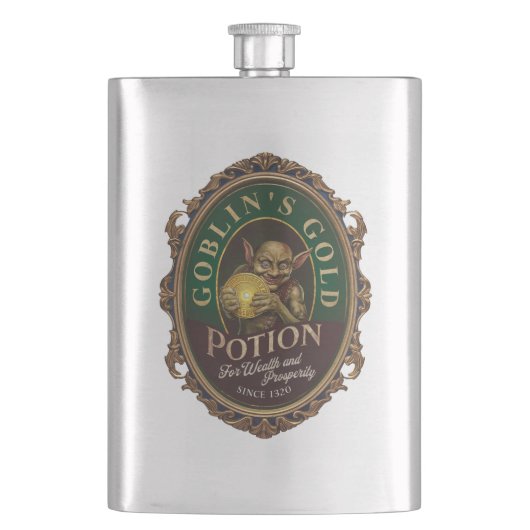 Goblin Gold Potion Halloween Party  Flacon (Voorkant)