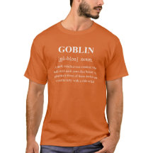 Goblin Grappig Monster Definitie Met Witte Tekst