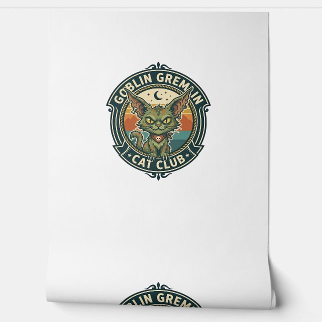 Goblin Gremlin Kat Cute Kitty Design - Goblin Grem Behang (Afrollen)