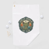 Goblin Gremlin Kat Cute Kitty Design - Goblin Grem Golfhanddoek (Insitu)